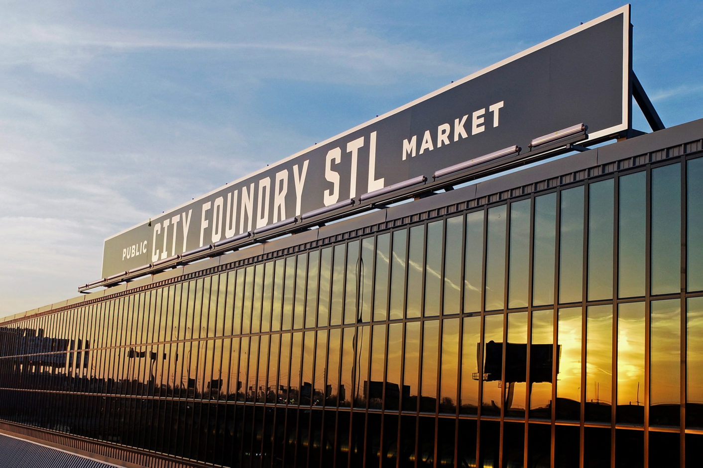 City Foundry STL Debuts New 100Foot Rooftop Sign Lawrence Group