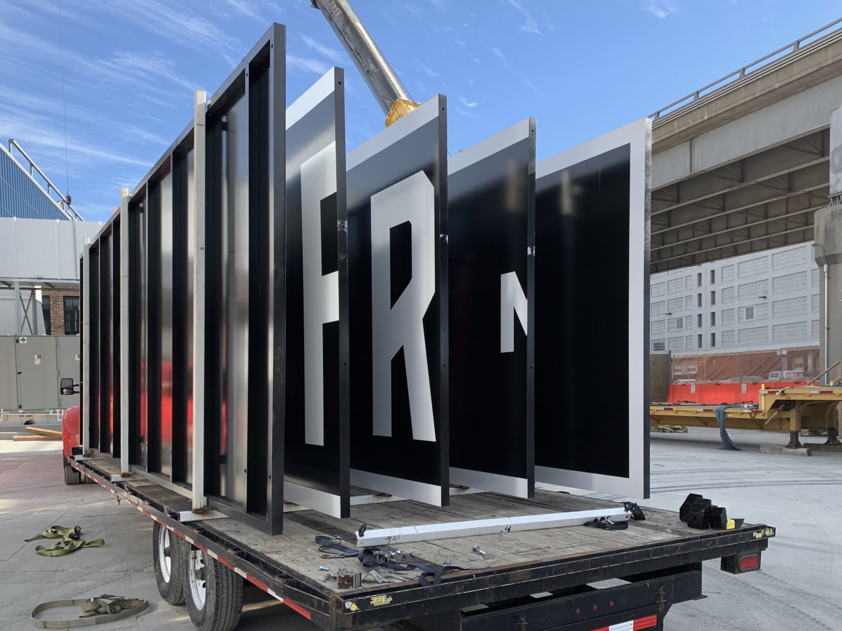 City Foundry Sign Install LH (1) Lawrence Group